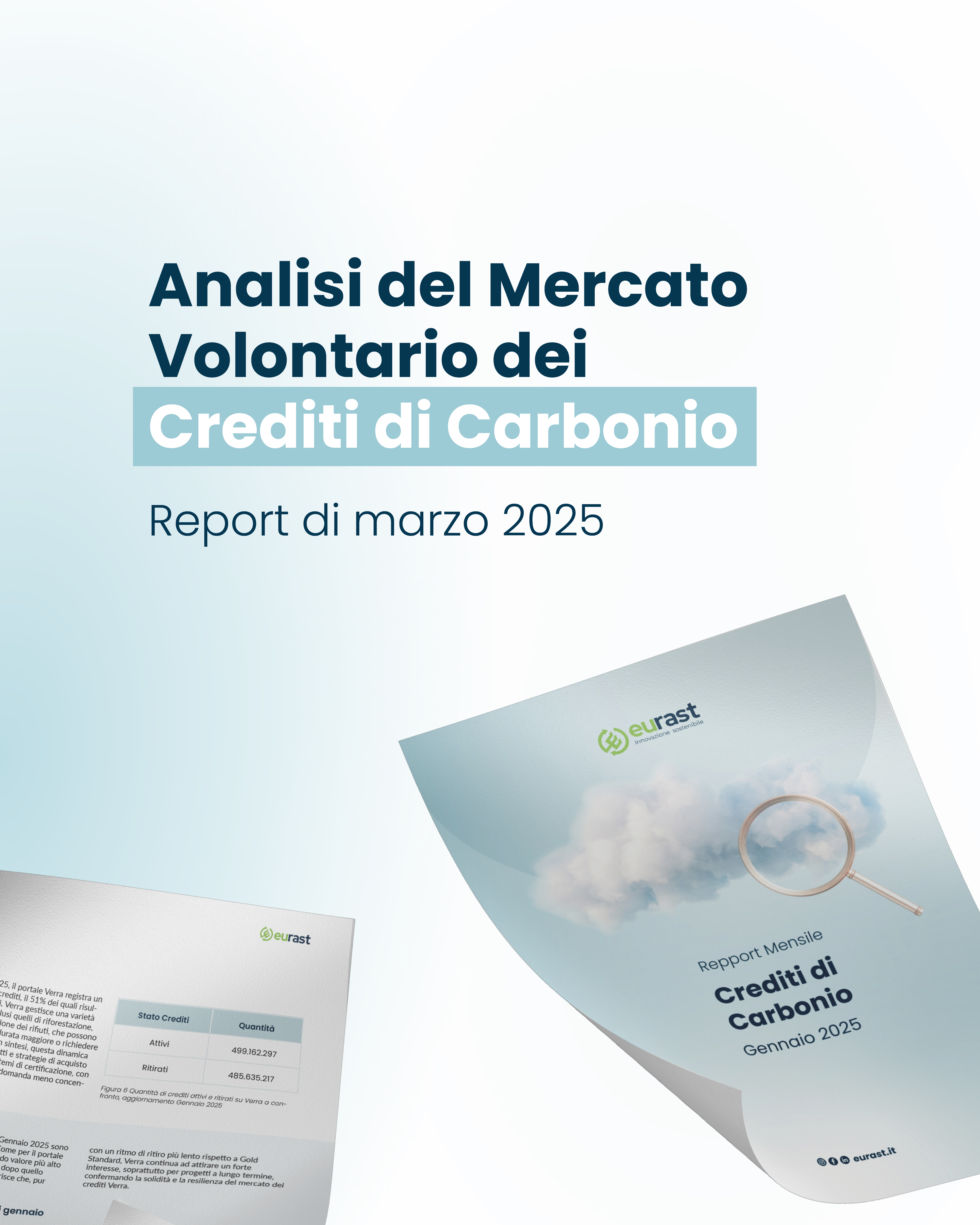 Immagine Analisi del Mercato Volontario dei Crediti di Carbonio. Report Marzo 2025